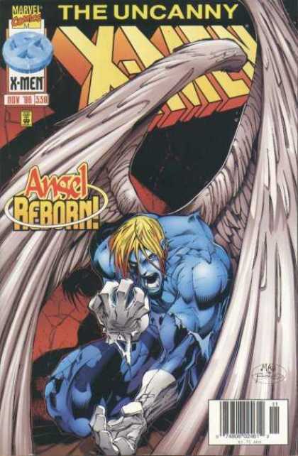 Uncanny X-Men 338 - Angel - Reborn - Marvel - Blue - Fists - Joe Madureira