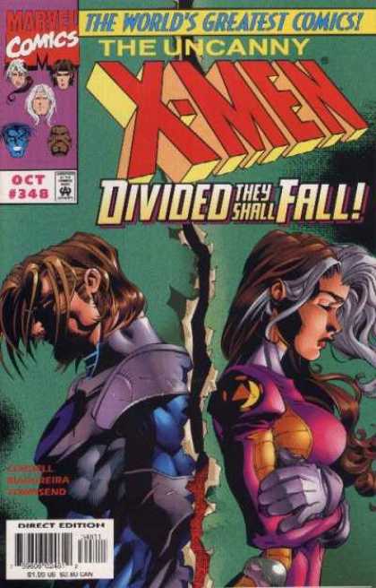 Uncanny X-Men 348 - Rogue - Gambit - X-men - Divided - Torn - Joe Madureira
