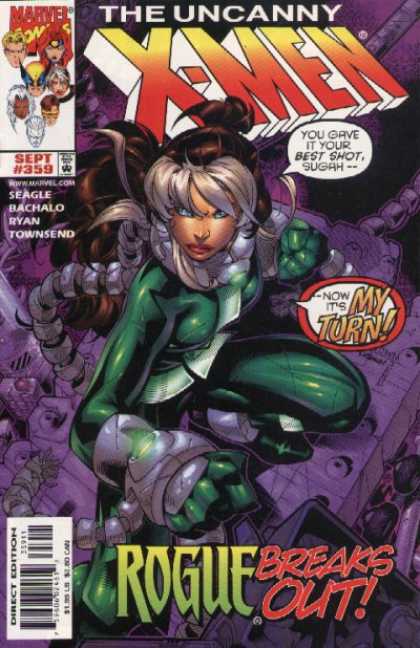 Uncanny X-Men 359 - Rogue - Now Its My Turn - Green Super Hero - Hot Super Hero - Women Super Hero - Chris Bachalo