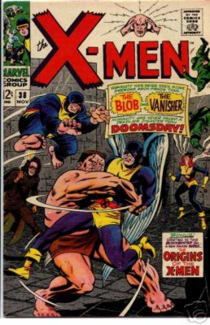 Uncanny X-Men 38 - Doomsday - Blob - Vanisher - Beast - Cyclops
