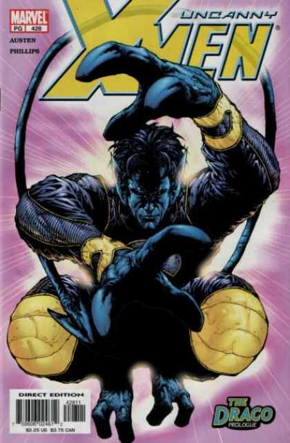 Uncanny X-Men 428 - Nightcrawler - Purple - The Draco Prologue - Marvel - Mutant - Philip Tan