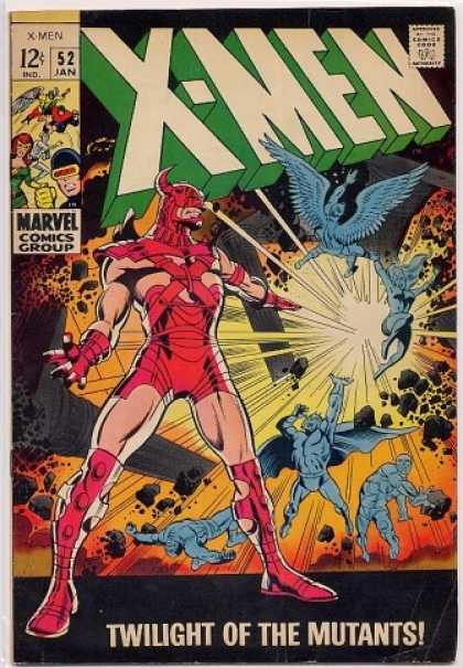 Uncanny X-Men 52 - Angel - Cyclops - Marvel Comics - Mutants - Twiglight - Joe Sinnott