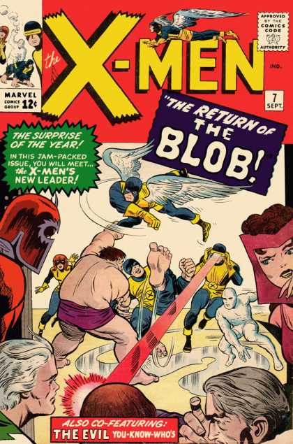 Uncanny X-Men 7 - Blob - Angel - In This Jam-packed Issues You Will Meet - The X-mens New Leader - The Surprise Of The Year - Charles Stone, Jack Kirby