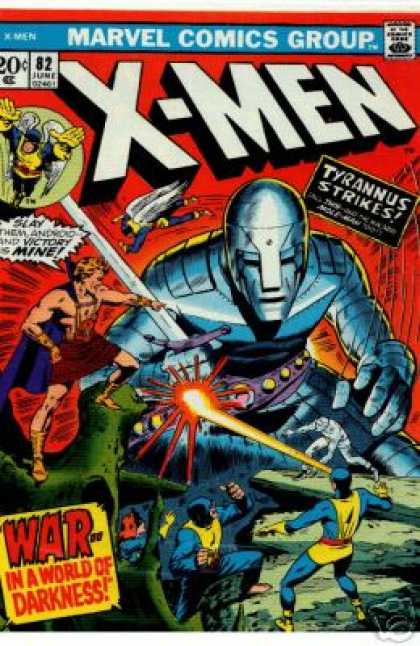 Uncanny X-Men 82 - Marvel - Tyrannus Strikes - Costumes - Superheroes - War In The World Of Darkness