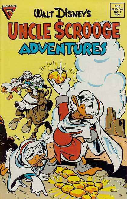 Uncle Scrooge Adventures 1 - Gold - Uncle Scrooge - Donald Duck - Camel - Nephews