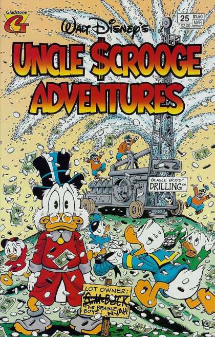 Uncle Scrooge Adventures 25 - Beagle Boys - Drilling - Lot Owner - Coins - Bills