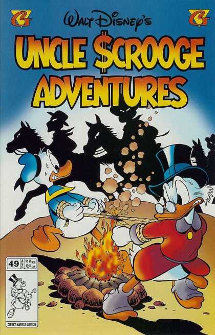 Uncle Scrooge Adventures 49 - Walt - Disney - Fire - Ducks - Bad Man