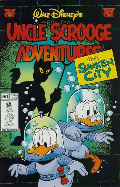 Uncle Scrooge Adventures 50 - Walt Disney - The Sunken City - Donald Duck - 50 Sep - Underwater