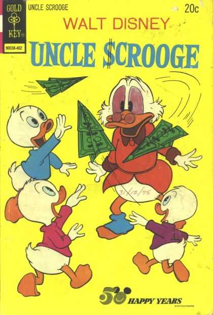 Uncle Scrooge 110 - Gold Key - Walt Disney - Ducks - Happy Years - Money