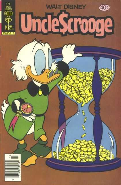 Uncle Scrooge 171 - Coins - Hourglass - Duck - Pocketwatch - Glasses