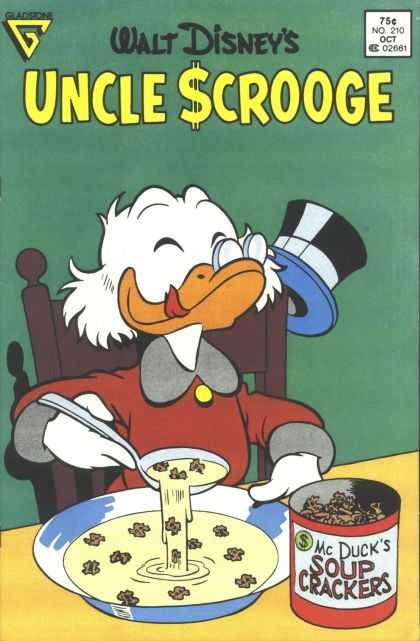 Uncle Scrooge 210 - Soup - Mr Ducks Soup Crackers - Bowl - Spoon - Hat