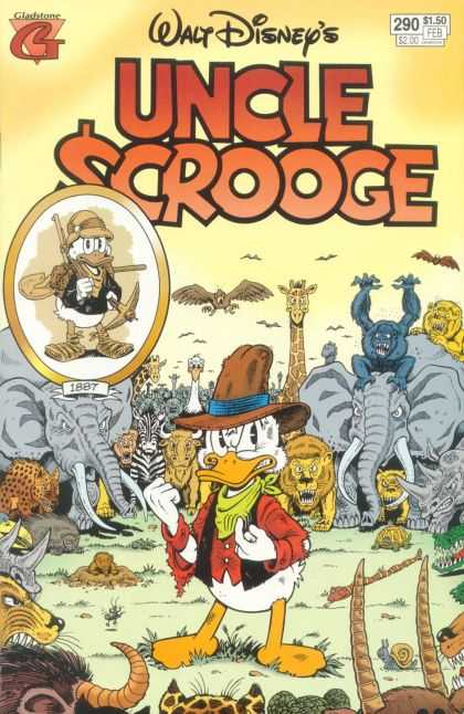 Uncle Scrooge 290 - Walt Disney - Uncle Scrooge - Elephants - Lion - Giraffe