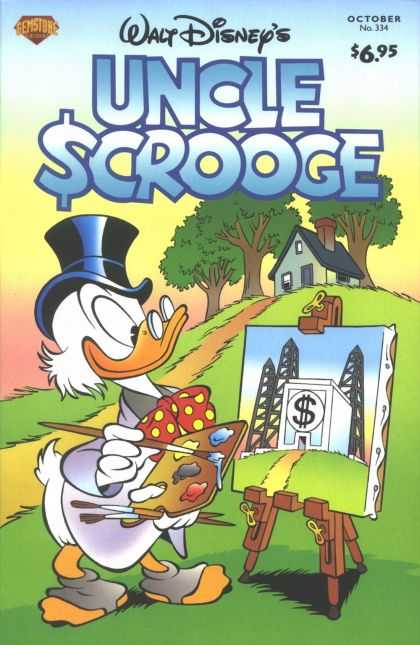 Uncle Scrooge 334 - Walt Disney - Duck - Painting - Brush - Pain