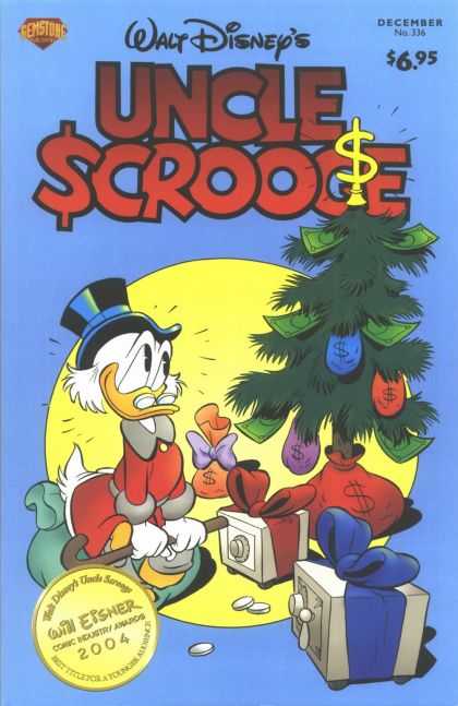 Uncle Scrooge 336 - One Duck - Chrismas Tree - Two Gifts - Money Dollar - Bog Moon