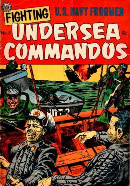 Undersea Commandos 5 - Fighting - Us Navy Frogmen - Boat - Soldier - Sea