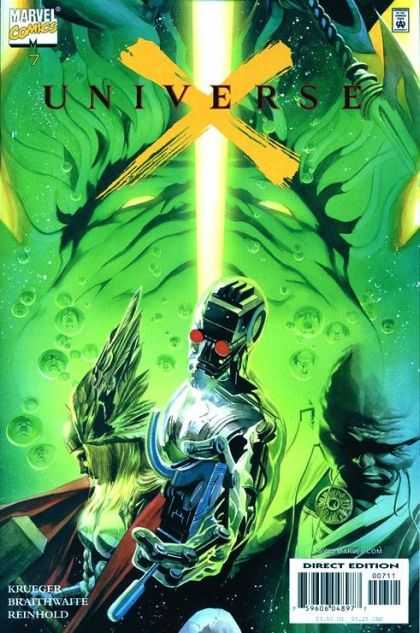 Universe X 7 - Robotic Man - Woman With Winged Helmet - Kruger - Reinhold - Marvel Comics - Alex Ross