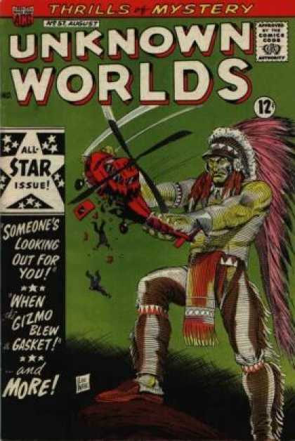 Unknown Worlds 57 - Thrills And Mystery - All-star Issue - Classic Comics - Issue 57 - Giant Indian