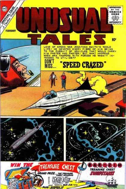 Unusual Tales 26 - Speed Crazed - Jet - Space - Ship - Sword