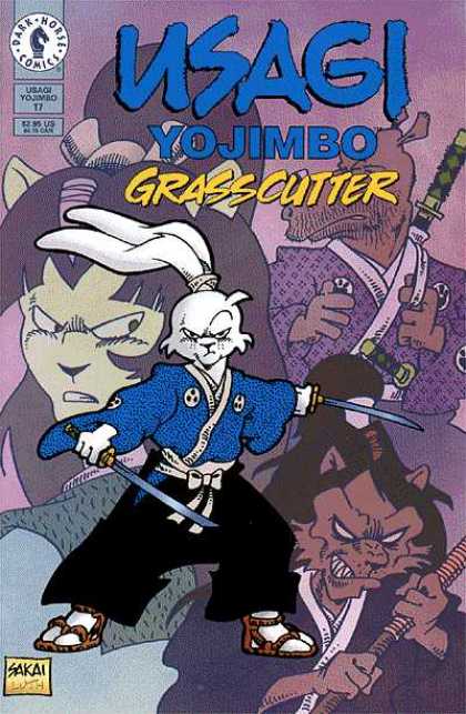 Usagi Yojimbo 17 - Grasscutter - Rabbit - Sword - Dark Horse Comics - Sakai - Stan Sakai, Tom Luth
