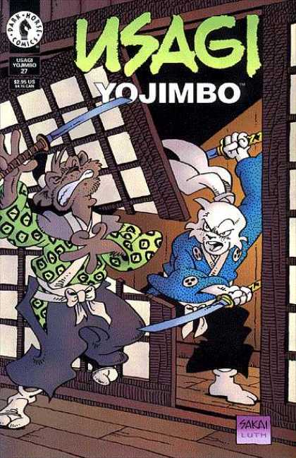 Usagi Yojimbo 27 - Ninja - Sword - Screen Door - Japanese - Fight - Stan Sakai, Tom Luth