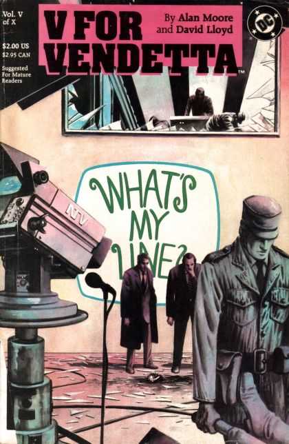 V for Vendetta 5 - Alan Moore - David Lloyd - Vendetta - Dc - Whats My Line - David Lloyd