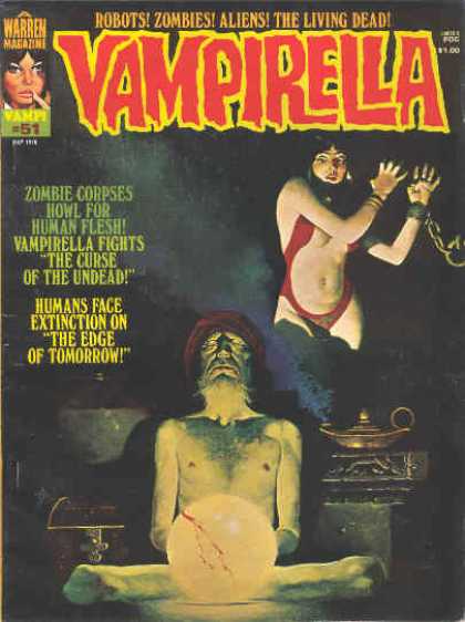 Vampirella 51 - Robots - Lamp - Chains - Zombie Corpses - Human Flesh
