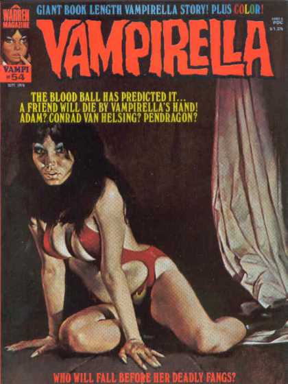 Vampirella 54 - Adam - Pendragon - Woman - Curtain