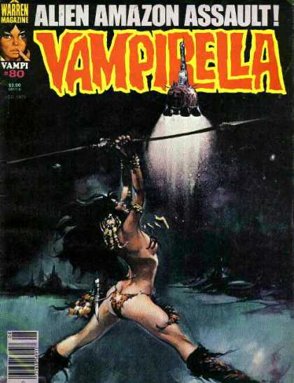 Vampirella 80 - Sword - Weapon - Girl - Light - Robot