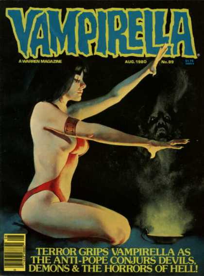 Vampirella 89 - Vampirella - Woman - Semi-nude - Demons - 1980s