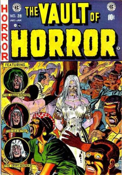 Vault of Horror 28 - Horror - Lady Ghost - The Old Witch - Vault Keeper - Cyrpt Keeper