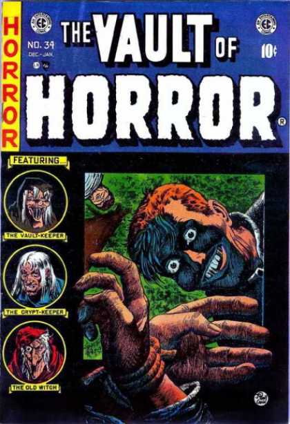 Vault of Horror 34 - The Vault Keeper - The Crypt Keeper - The Old Witch - Hands - Smile