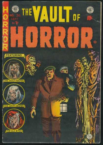 Vault of Horror 38 - Featuring - Monster - Man - Approved By The Comics Code - The Old Witch