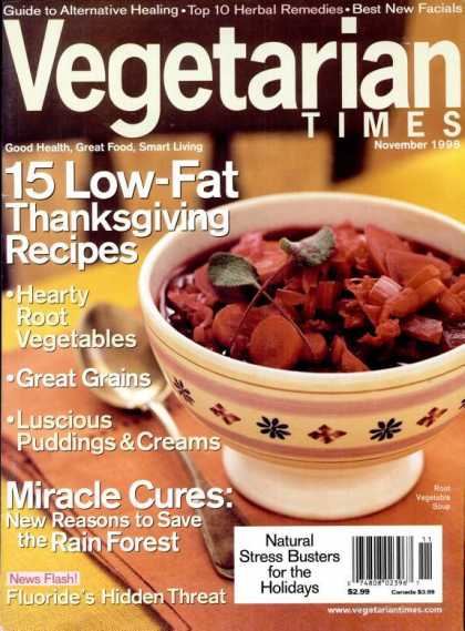 Vegetarian Times - November 1998