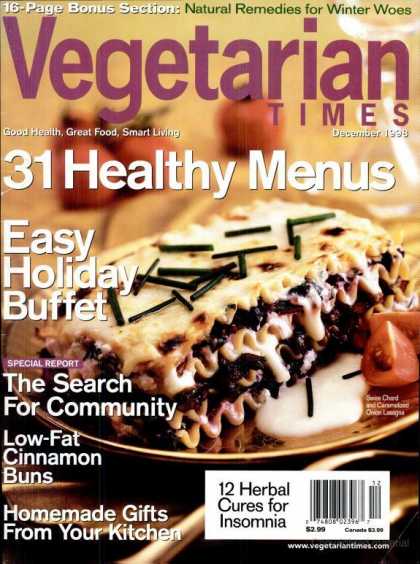 Vegetarian Times - December 1998