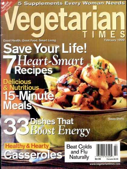 Vegetarian Times - February 1999