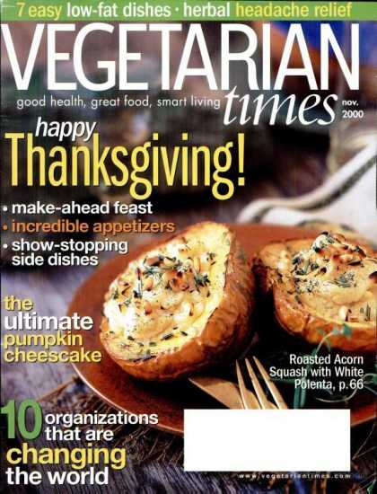 Vegetarian Times - November 2000