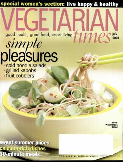 Vegetarian Times - July 2001