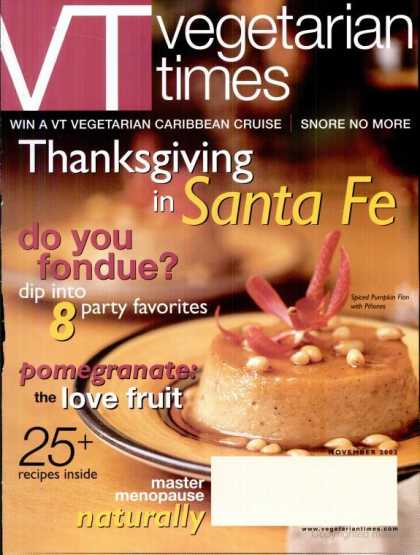Vegetarian Times - November 2002