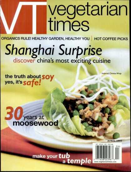 Vegetarian Times - April 2003