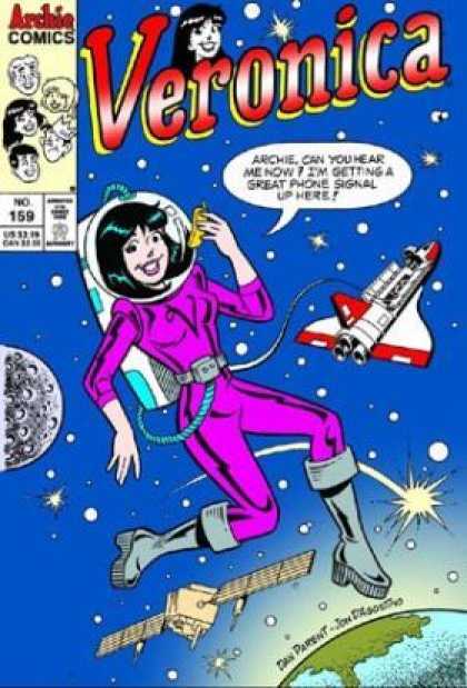 Veronica 159 - Archie Comics - Space Shuttle - Earth - Moon - Suit - Dan Parent, Jon D'Agostino