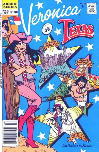 Veronica 17 - Comics Code Authority - Archie - Veronica - Dallas - Cowboy Hat - Dan Parent