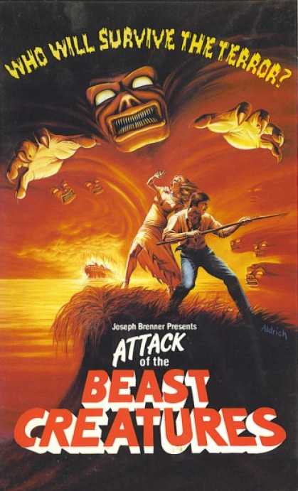VHS Videos - Attack Of the Beast Creatures
