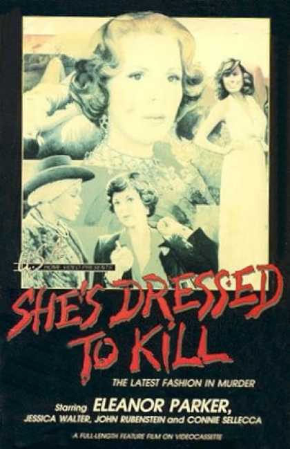 VHS Videos - She's Dressed To Kill