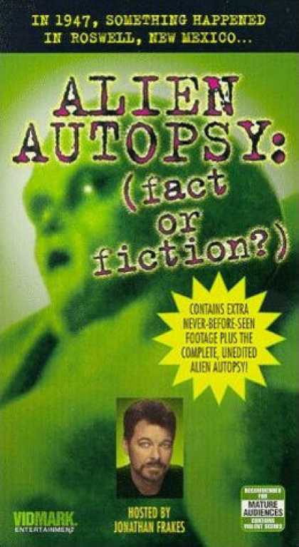 VHS Videos - Alien Autopsy Fact or Fiction