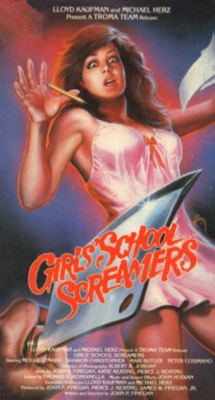 VHS Videos - Girl School Screamers