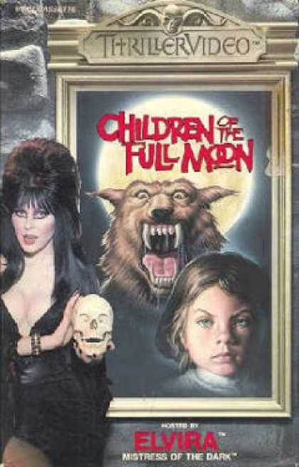 VHS Videos - Children Of the Full Moon Thriller Video