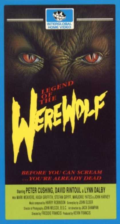 VHS Videos - Legend Of the Werewolf