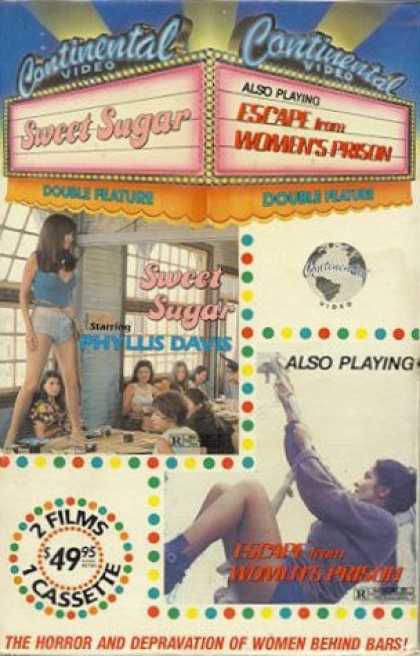 VHS Videos - Sweet Sugar-escape From Womens Prison