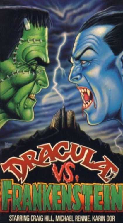 VHS Videos - Dracula Vs Frankenstein Aka Assignment Terror United American