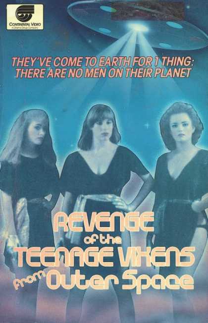 VHS Videos - Revenge Of the Teenage Vixens From Outer Space